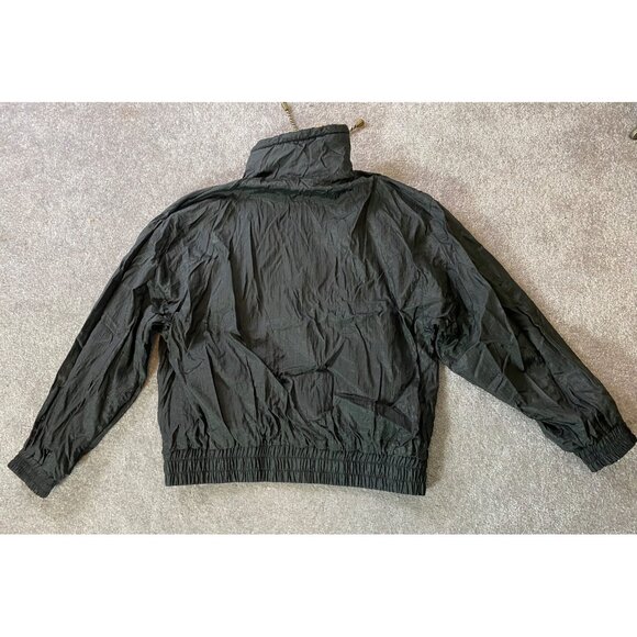 Chili Pepper Reversible Jacket Leaf Sparkle Pattern Windbreaker Zips Medium - Picture 5 of 14